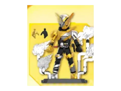 Build dạng thử nghiệm thỏ vàng rồng bạc (ẩn) – Blokees Kamen Rider G05